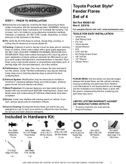 Installation Manual